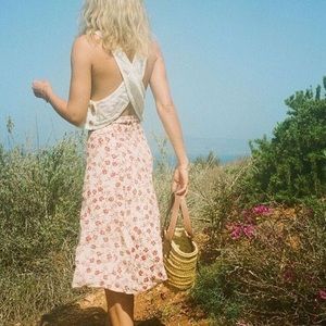 Faithfull the Brand Valois Wrap Skirt